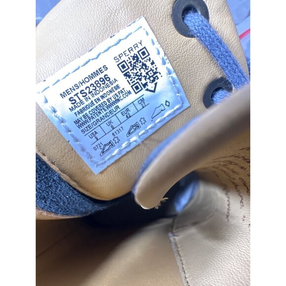 Sperry x John Legend Mens Sz 9 Tall Black Leather Lace-Up Boots w/ Side Zipper - Picture 8 of 11